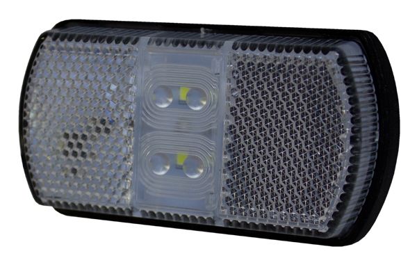 LED Front Clearance Light 9-33V 90x50x22mm Clip Mount