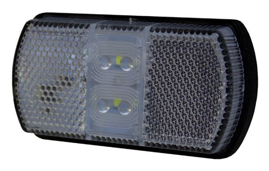 LED Front Clearance Light 9-33V 90x50x22mm Clip Mount