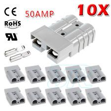 Anderson Plug Genuine. 2 Pole Grey 50 Amp X 10 Caravan Truck Trailer