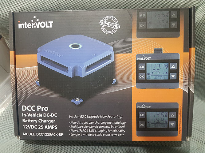 Intervolt DCC Pro R2-0 In-Vehicle DC-DC Battery Charger 4wd Caravan Campers With Remote Display