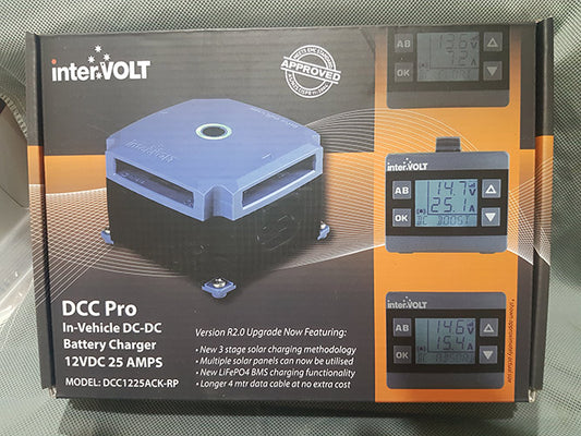 Intervolt DCC Pro R2-0 In-Vehicle DC-DC Battery Charger 4wd Caravan Campers With Remote Display
