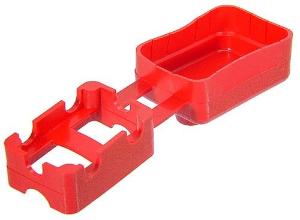 Circuit Breaker Cover Red Rubber Protective Cable Lug Dual Amp Battery Systems