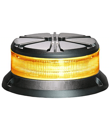 LED Beacon Warning Lamp Amber 9-33v LOW PROFILE Magnetic Base