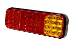 LED Rear Combo Stop/Tail,light/Indicator Red Amber Rear Combination