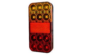 LED Combo 9-33V Rectangular 148x76x22 Trailer Lamp Tail Light Stop